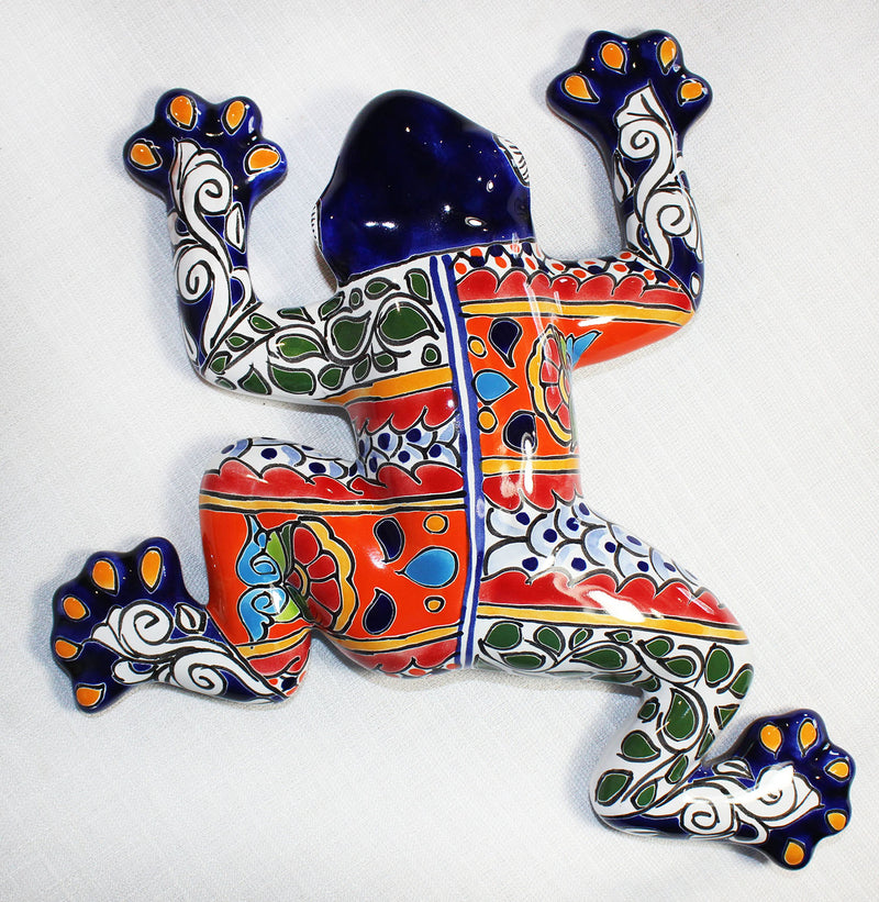 Small Wall Frog- 10.5" X 10.5" (Blue)-   LICXWF197