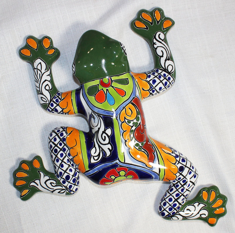 Small Wall Frog- 10.5" X 10.5" (Green)-   LICXWF197