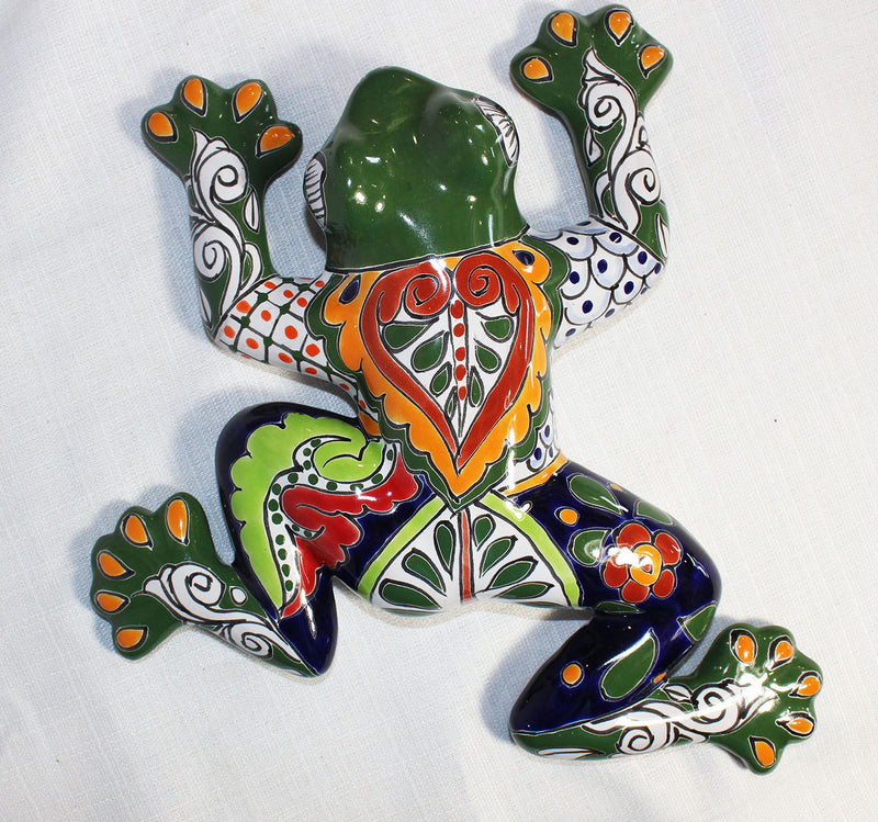 Small Wall Frog- 10.5" X 10.5" (Green)-   LICXWF197