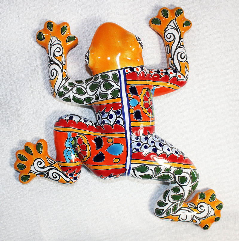 Small Wall Frog- 10.5" X 10.5" (Yellow)-   LICXWF197