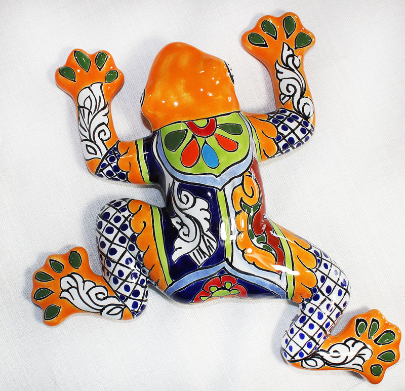 Small Wall Frog- 10.5" X 10.5" (Yellow)-   LICXWF197