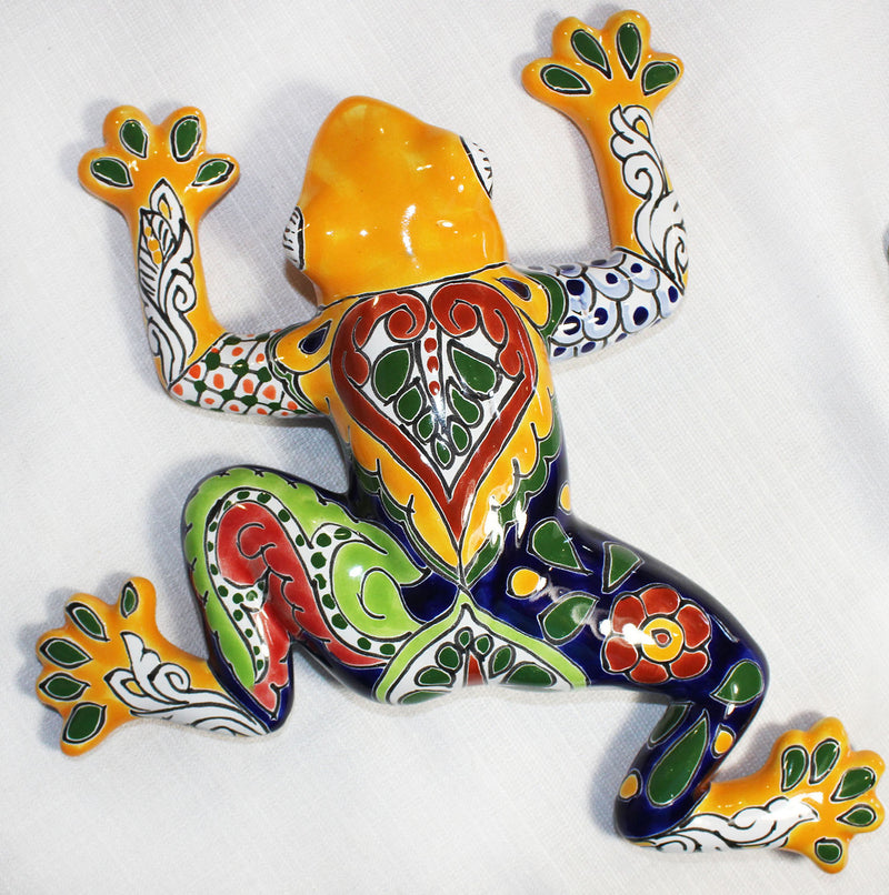 Small Wall Frog- 10.5" X 10.5" (Yellow)-   LICXWF197