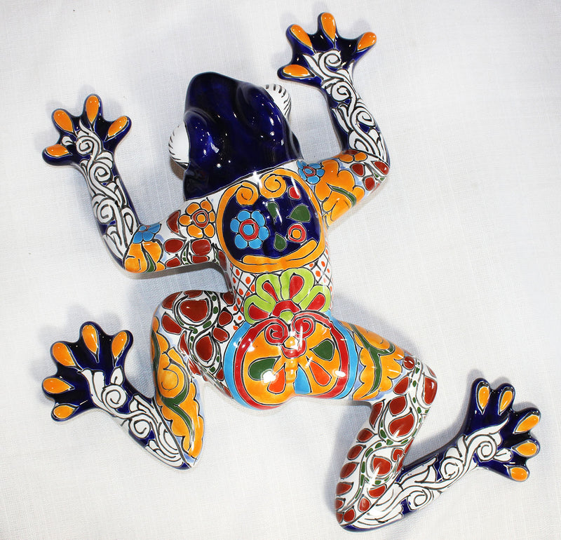 Medium Wall Frog- 15" X 15" (Blue)-   LICXWF198