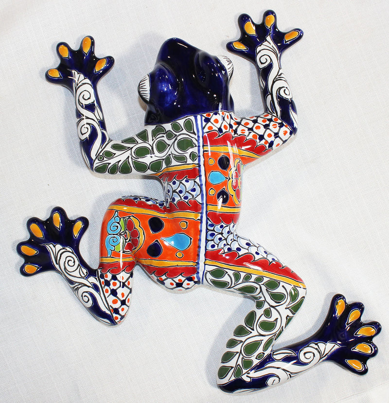 Medium Wall Frog- 15" X 15" (Blue)-   LICXWF198