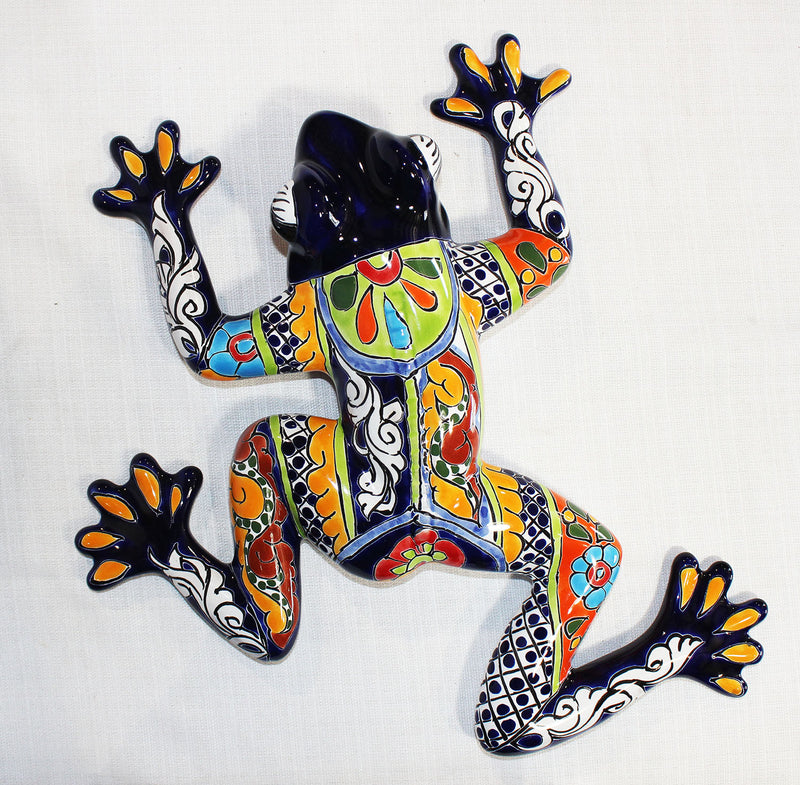 Medium Wall Frog- 15" X 15" (Blue)-   LICXWF198