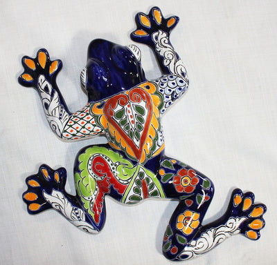 Medium Wall Frog- 15" X 15" (Blue)-   LICXWF198