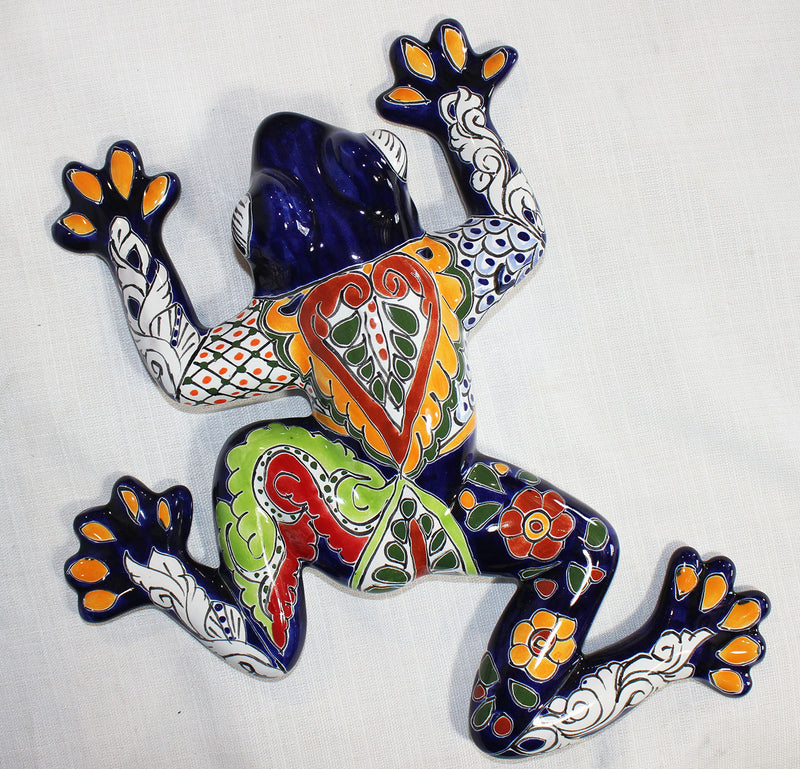 Medium Wall Frog- 15" X 15" (Blue)-   LICXWF198