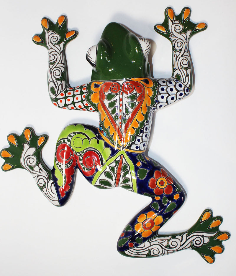 Medium Wall Frog- 15" X 15" (Green)-   LICXWF198