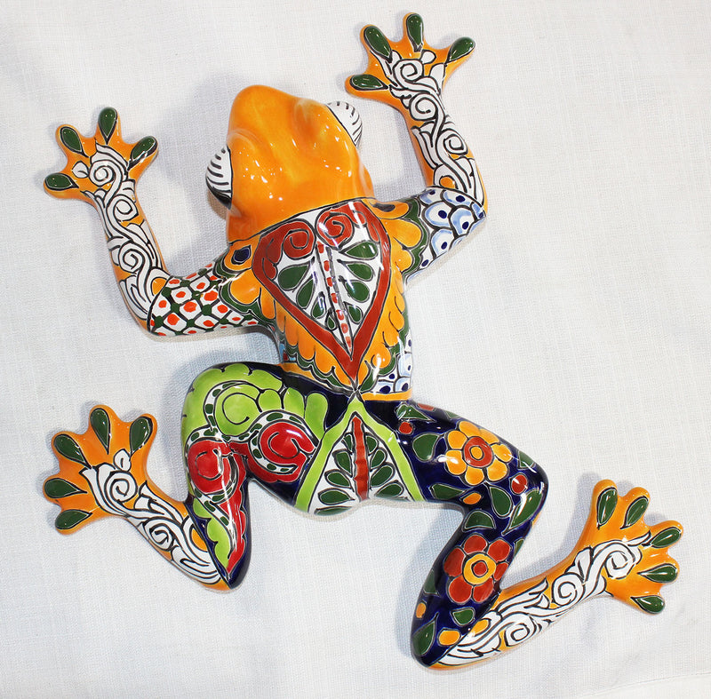 Medium Wall Frog- 15" X 15" (Yellow)-   LICXWF198