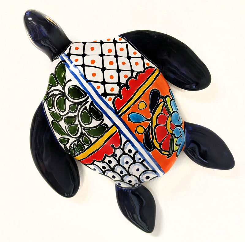 Medium Wall Turtle- 8" x 10.25" (Blue)-   LICXTM239