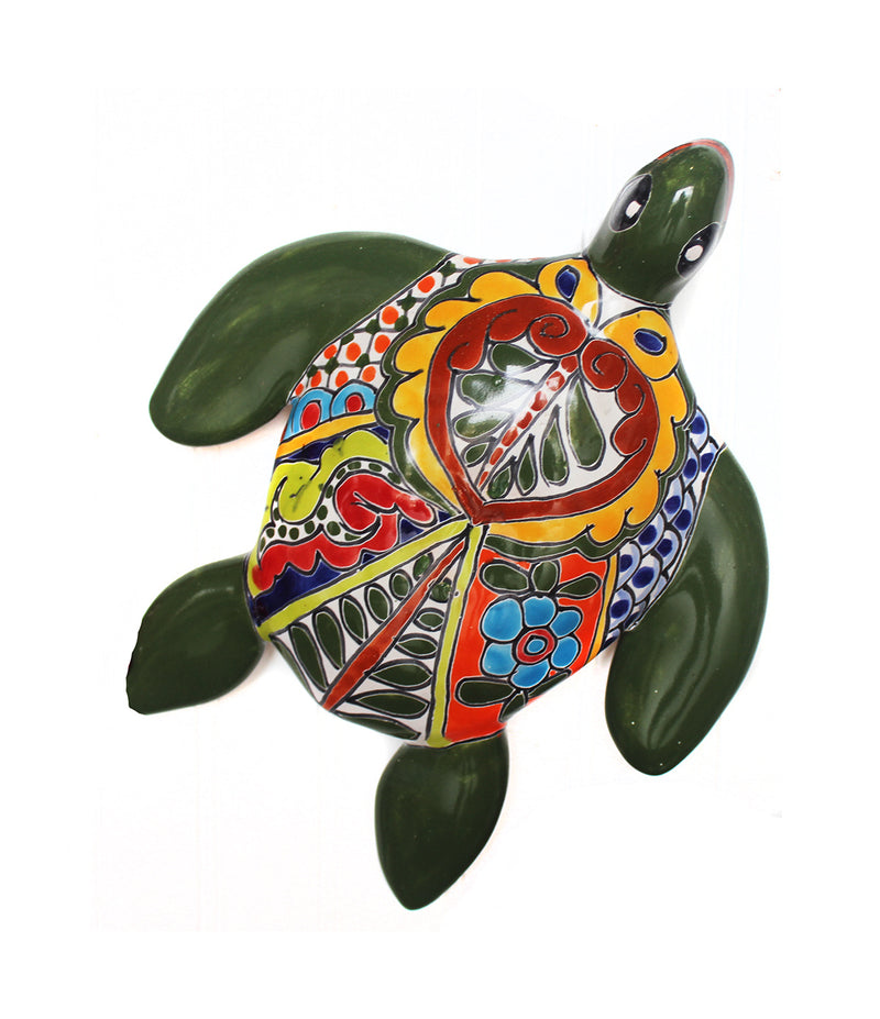 Medium Wall Turtle- 8" x 10.25" (Green)-   LICXTM239