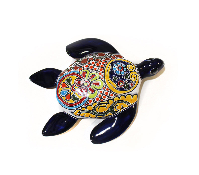 Medium Wall Turtle- 8" x 10.25" (Blue)-   LICXTM239