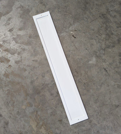 HDPE White Vert. 4 Number Frame