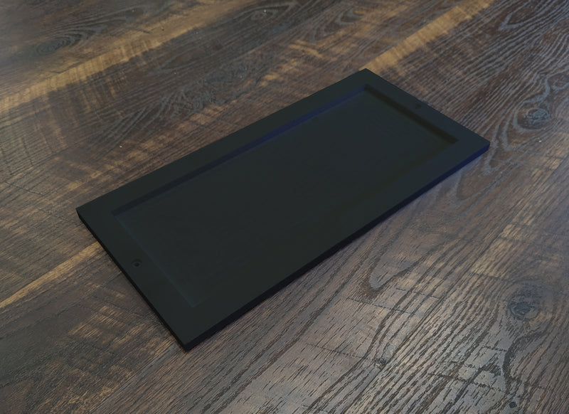 HDPE Black Horiz. 2 Number Frame