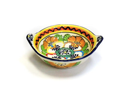 Medium Bowl with Handles 7"-   QA0046