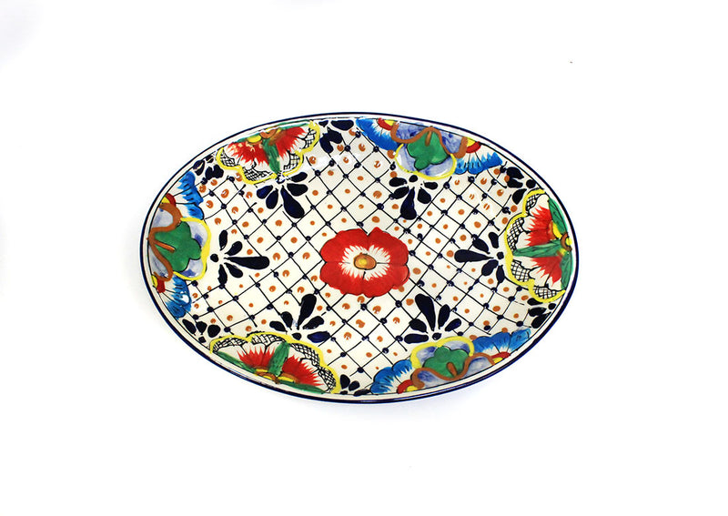 Oval Tray- 9.25" X 12.75"-   QZ0016