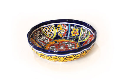 Scalloped Bowl - 8.25" x 2.5"-   LICBS005