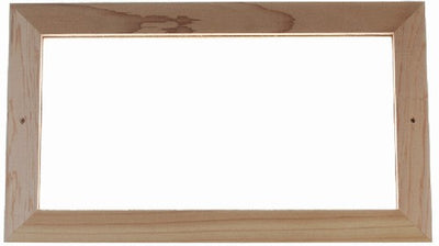 Cedar Frame for 3 Numbers