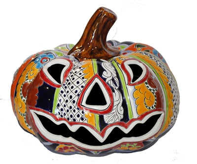"Medium Talavera Pumpkin 10.50"" High x 18"" Dia."