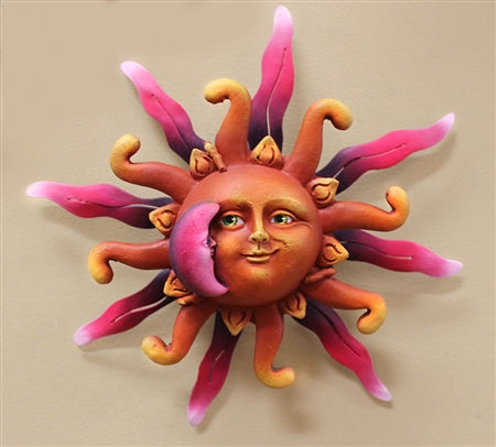 Airbrushed Sun face SM 9.5"