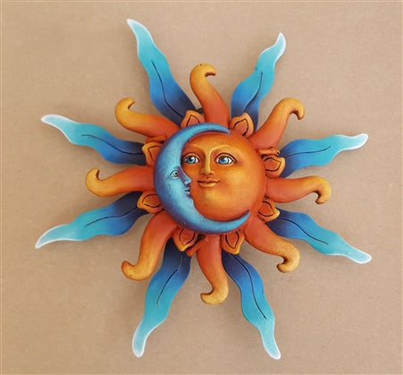 Airbrushed Sun face SM 9.5"