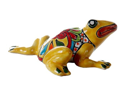 Medium Wall Frog- 5.5"x 6.5" (Yellow)-   LICXFM242
