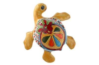 Small Wall Turtle- 6.25" x 6.25" (Yellow)-   LICXTS238