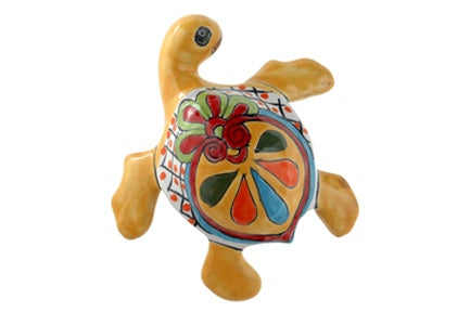 Small Wall Turtle- 6.25" x 6.25" (Yellow)-   LICXTS238