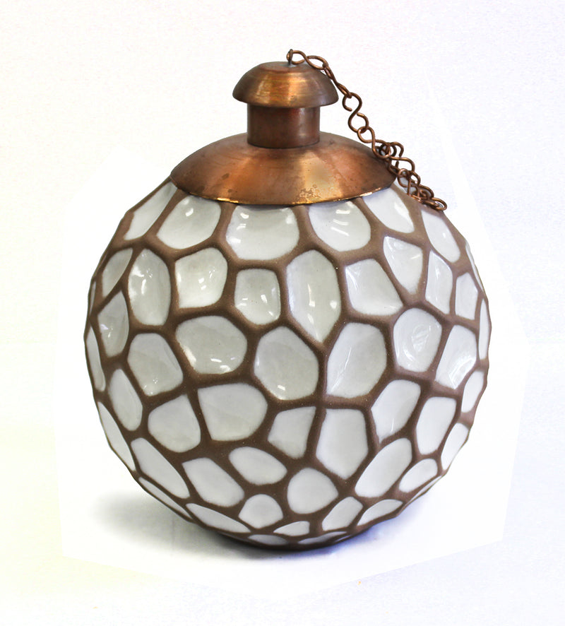 Minimalist Pebble Ceramic Tabletop Torch