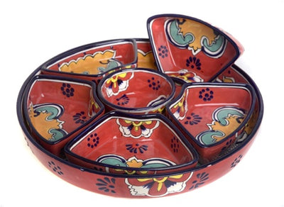 "Divided tray w/ 6 compartments 12.50"""