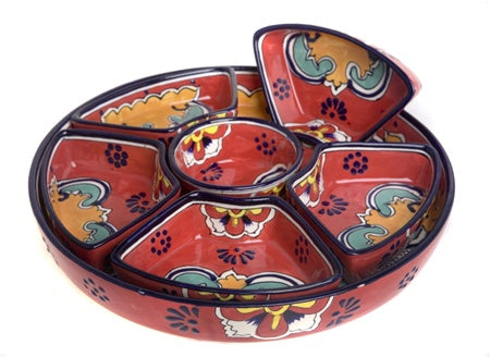 "Divided tray w/ 6 compartments 12.50"""