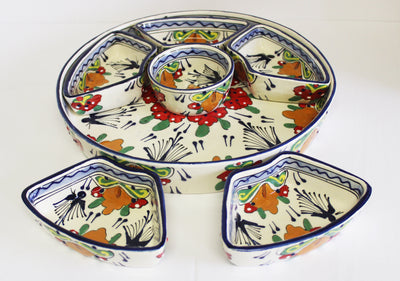 Divided Tray with Compartments-   QRV0211