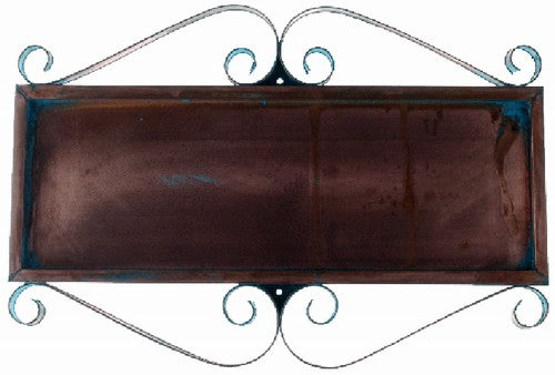 Horizontal Copper Frame for 5 Numbers