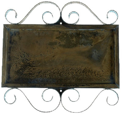 Horizontal Brass Frame for 3 Numbers