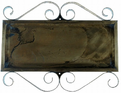 Horizontal Brass Frame for 4 Numbers